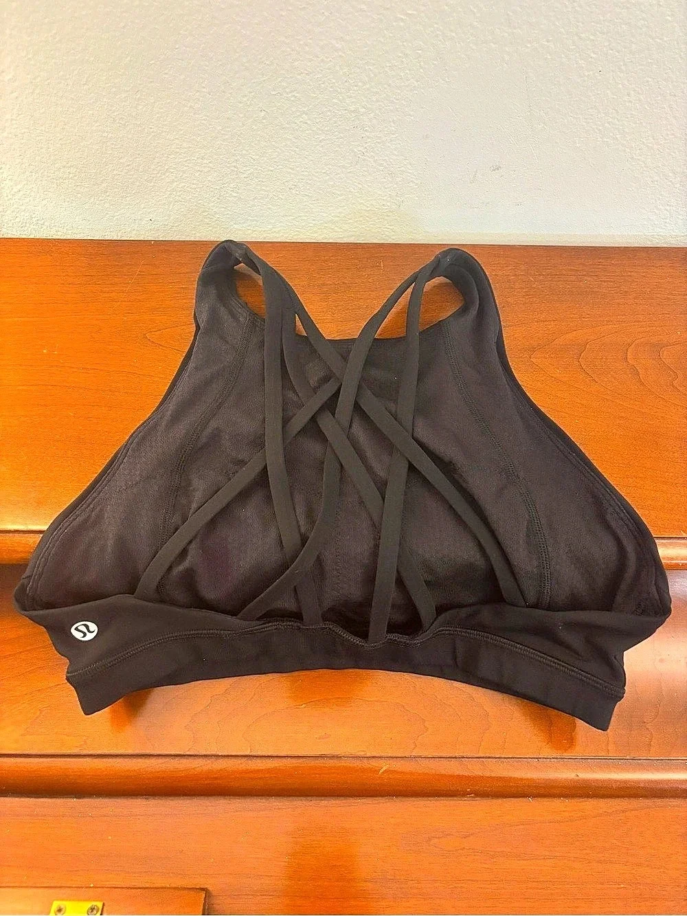 lululemon Free To Be Serene Bra Black Athletic Bra